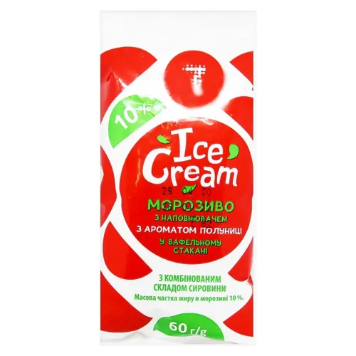 Морозиво Семерка з полуничним наповнювачем 60г