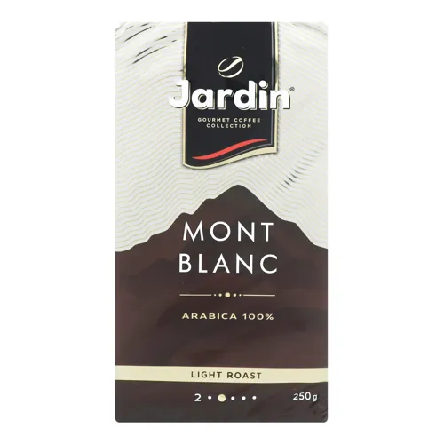 Кава натуральна світлообсмажена арабіка 100% Mont Blanc Jardin м/у 250г