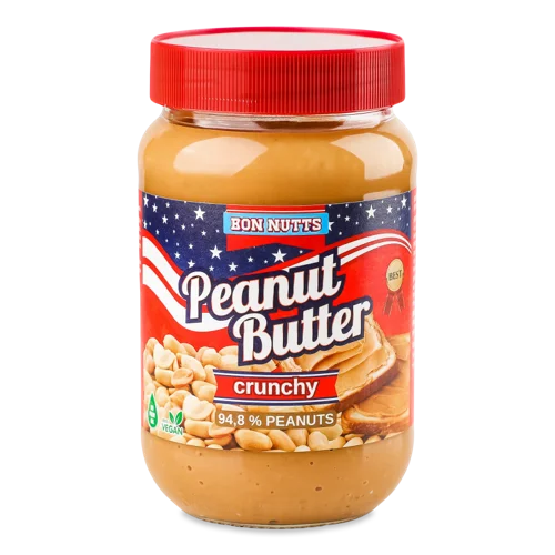 Арахісова Паста Crunchy Bon Nutts, с/б 340г