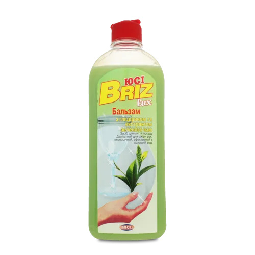 Бальзам для посуду Briz Lux Антимікробний Зелений Чай, в/ґ