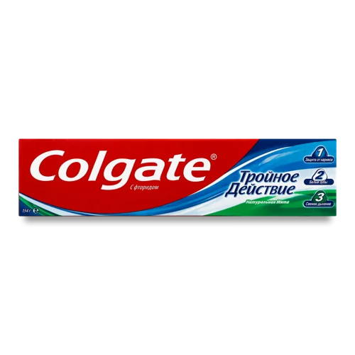 Зубна Паста Натуральна М’ята Потрійна Дія Colgate, 100мл