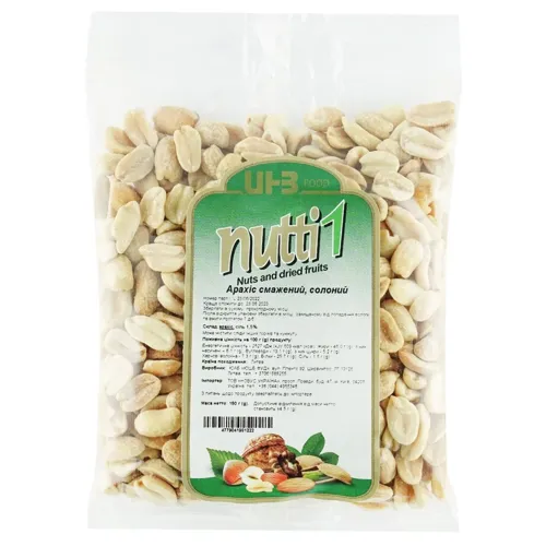 Арахіс Nutti смажений солоний 150г
