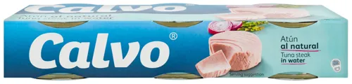 Тунець у розсолі Calvo к/у 3х80г