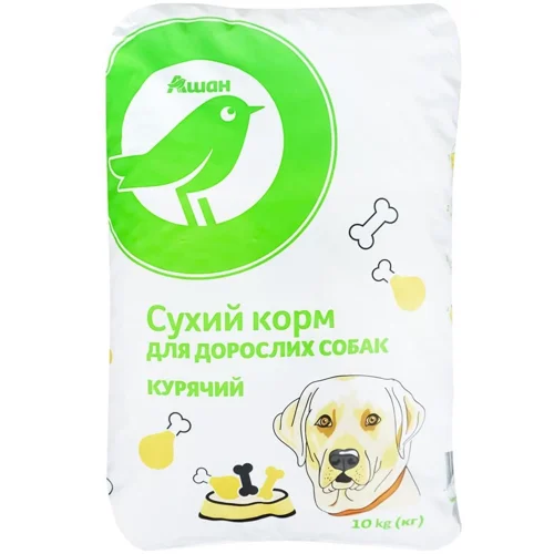 Корм сухий Auchan з куркою для собак 10кг