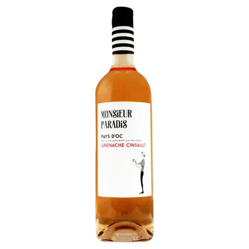 Вино Monsieur Paradis Grenache Cinsault сухе рожеве 12,5% 0,75л