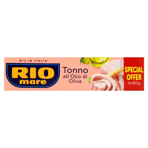 Тунець Rio Mare в оливковій олії 4х80г