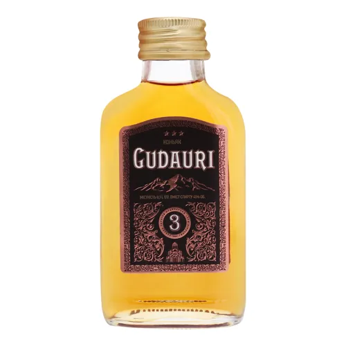 Коньяк 0.1л 40% ординарний 3 зірки Gudauri пл