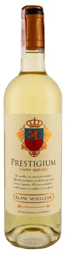 Вино 0.75л 10.5% біле напівсолодке Blanc Moelleux Prestigium пл