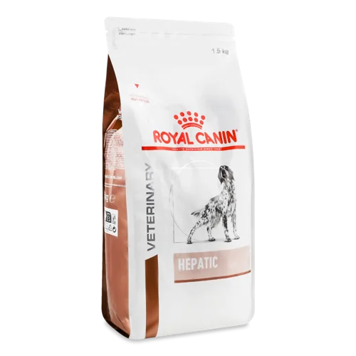 Корм сухий для дорослих собак повнораціонний дієтичний Hepatic Royal Canin, м/у 1.5кг