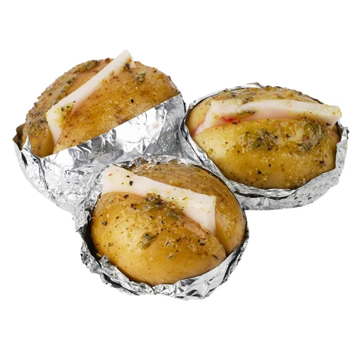 Картопля для гриля з салом та розмарином охолоджена