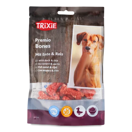Ласощі Для Собак Качка З Рисом Bones Premio Trixie, В/ґ, 80г
