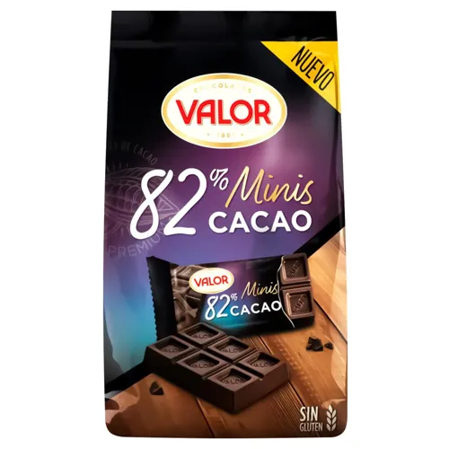 Шоколад чорний Valor 82% 171г