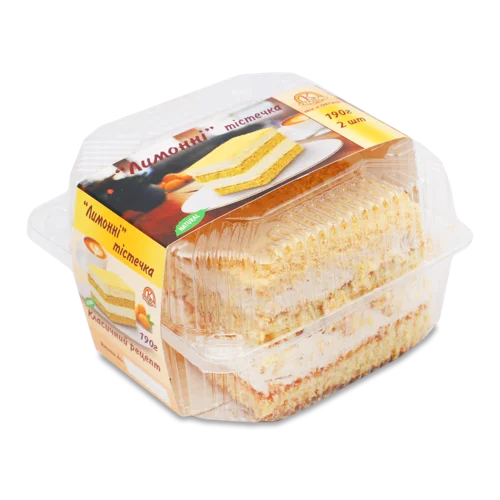 Тістечко Лимонне, В/ґ, 2 шт, 190 г, Блістер Кравест