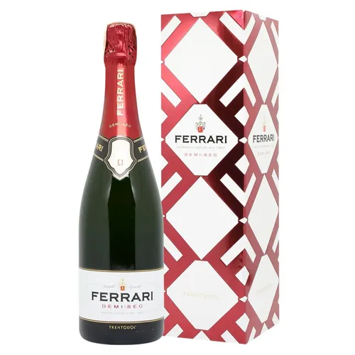 Вино ігристе Ferrari Demi-Sec біле напівсухе 12,5% 0,75л