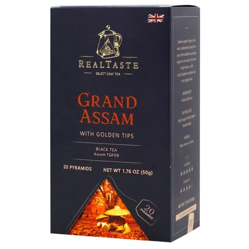 Чай чорний Real Taste Grand Assam 2,5г*25шт