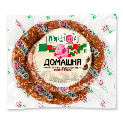 Ковбаса Смажена Домашня П'ятачок, кг