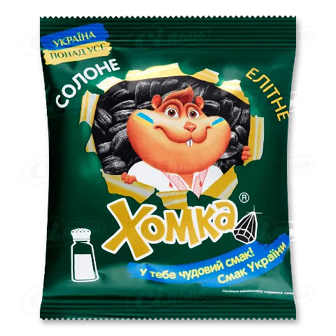 Насіння соняшнику Хомка Елітне смажене солоне 110г