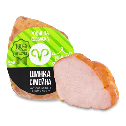Шинка Родинна Ковбаска Копчено-Варена, кг