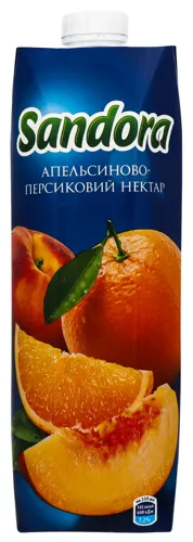 Нектар апельсиново-персиковий неосвітлений Sandora т/п 0.95л