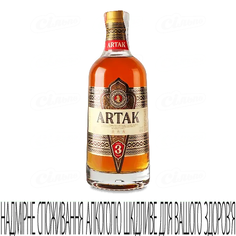 Коньяк Artak 3* 40% 0,5л