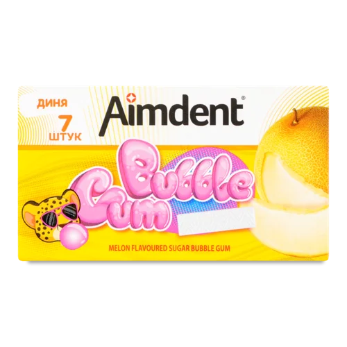 Жувальна Гумка З Цукром Диня Aimdent, к/у 14.5г