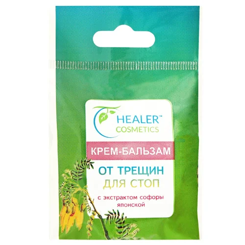 Крем-бальзам Healer Cosmetics від тріщин для стоп 10г