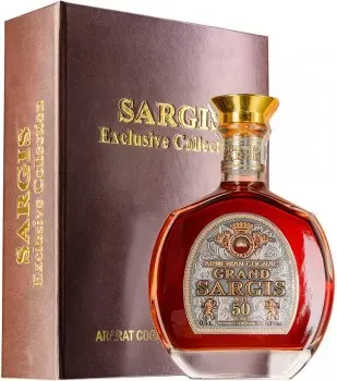 Бренди Легенда Арменії Grand Sargis 50 років витримки 0.5л 40%