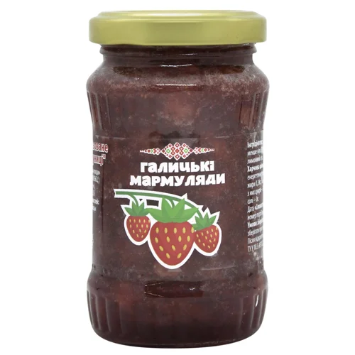 Варення Галицькі Мармуляди із суниці альпьпійської 180мл