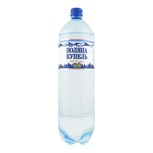 Вода мінеральна Поляна Купель лікувально-столова сильногазована 1,5л