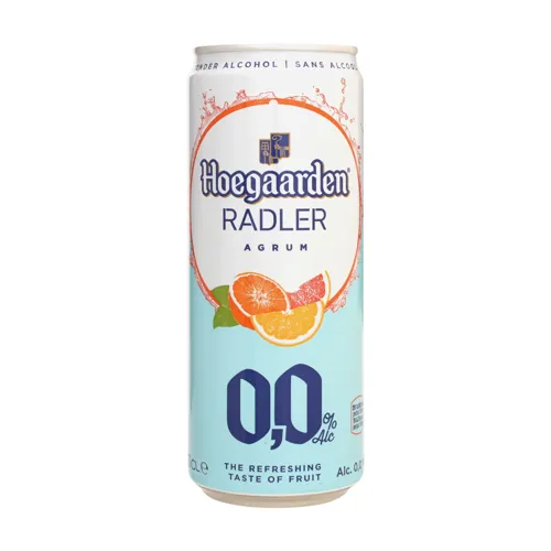 Пиво 330мл 0% Hoegaarden Radler Agrum ж/б
