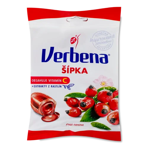 Цукерки М'які З Шипшиною Та Вітаміном C Verbena, В/ґ, 60г