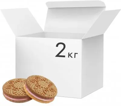 Печиво-сендвіч Konti Duo зі смаком лісових ягід 2 кг