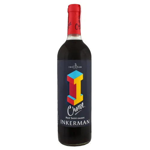 Вино 0.7л 9-13% червоне напівсолодке I Choose Inkerman пл