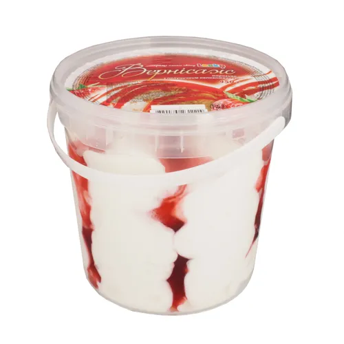 Морозиво LASKA Вернісаж Полуниця 450г