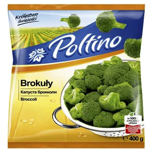 Капуста броколі Poltino швидкозаморожена 400г