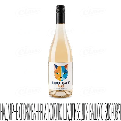 Вино Lou Gat Mango біле напівсолодке, 750мл