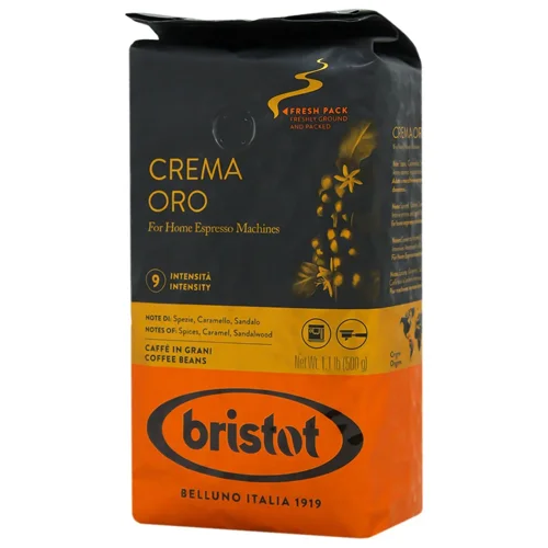 Кава в зернах Bristot Crema Oro 500г
