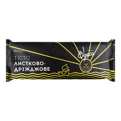 Тісто листково-дріжджове заморожене О!деса м/у 900г