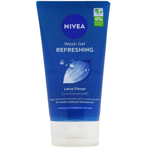 Гель для вмивання Nivea Освіжаючий для нормальної та комбінованої шкіри 150мл