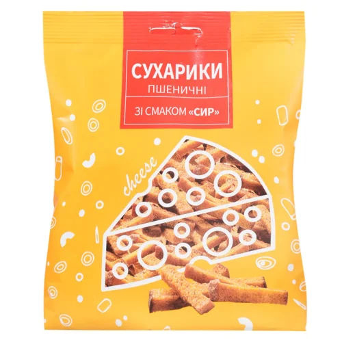 Сухарики Субота пшеничні зі смаком сиру 90г