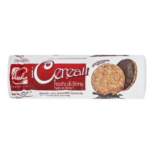 Печиво вівсяне з темним шоколадом Piselli м/у 280г