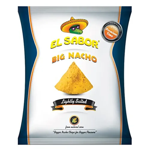 Чіпси El Sabor Начос Великі слабосолені 100г