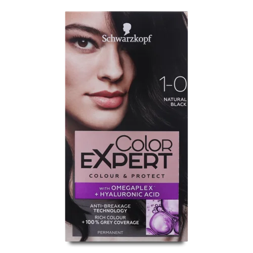 Крем-краска Для Волос Natural Black 1-0, Color Expert Schwarzkopf, 1шт