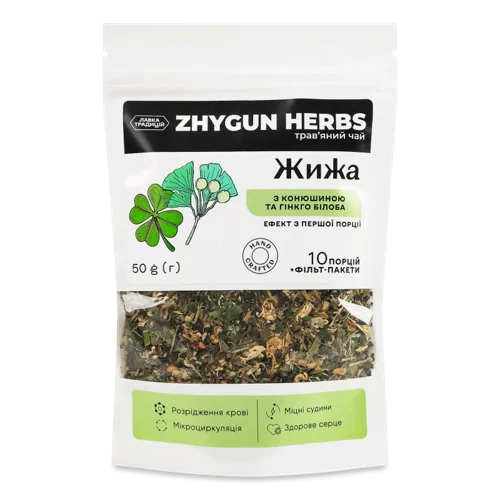 Чай Трав'яний З Конюшиною Та Гінкго Білоба, в/ґ, 50г