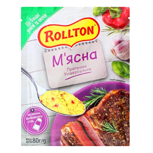 Приправа універсальна М'ясна Rollton м/у 80г