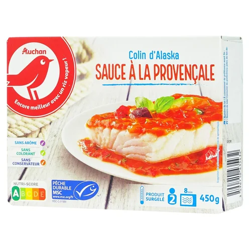 Риба Auchan в прованському соусі заморожена 450г