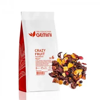 Чай фруктовий «Gemini Tea Collection» Наглий фрукт (Crazy Fruit) 250г
