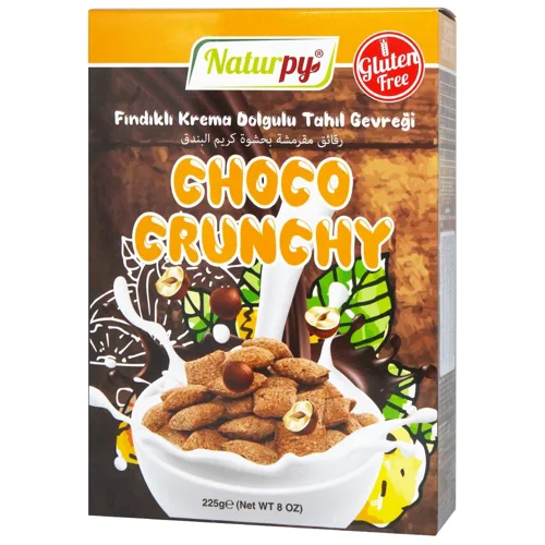 Подушечки Natupry шок.з пастою б/глютен . 225г И167 (Тур)