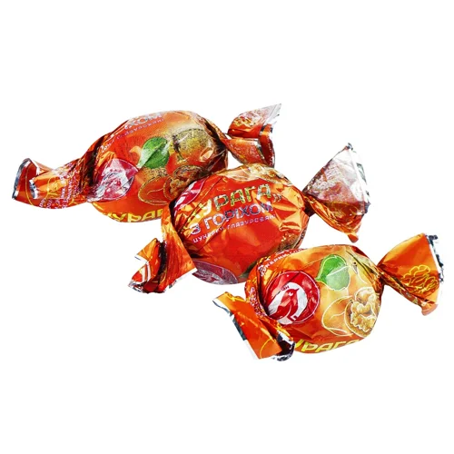 Цукерки Ашан Курага з горіхом глазурована вагова