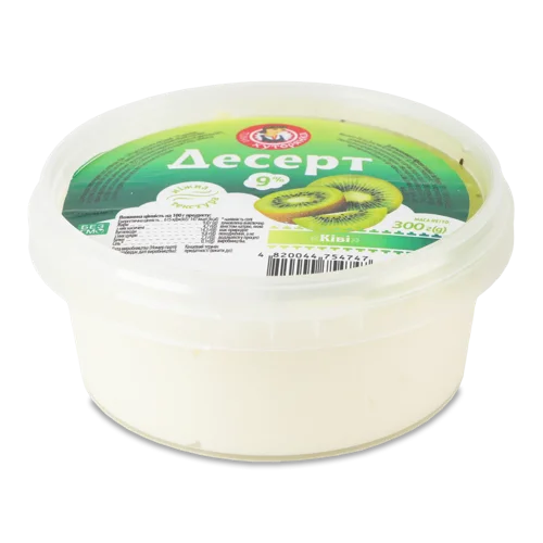 Десерт Сирковий 9% Молоковмісний Солодкий Ківі Пані Хуторянка, п/у 300г